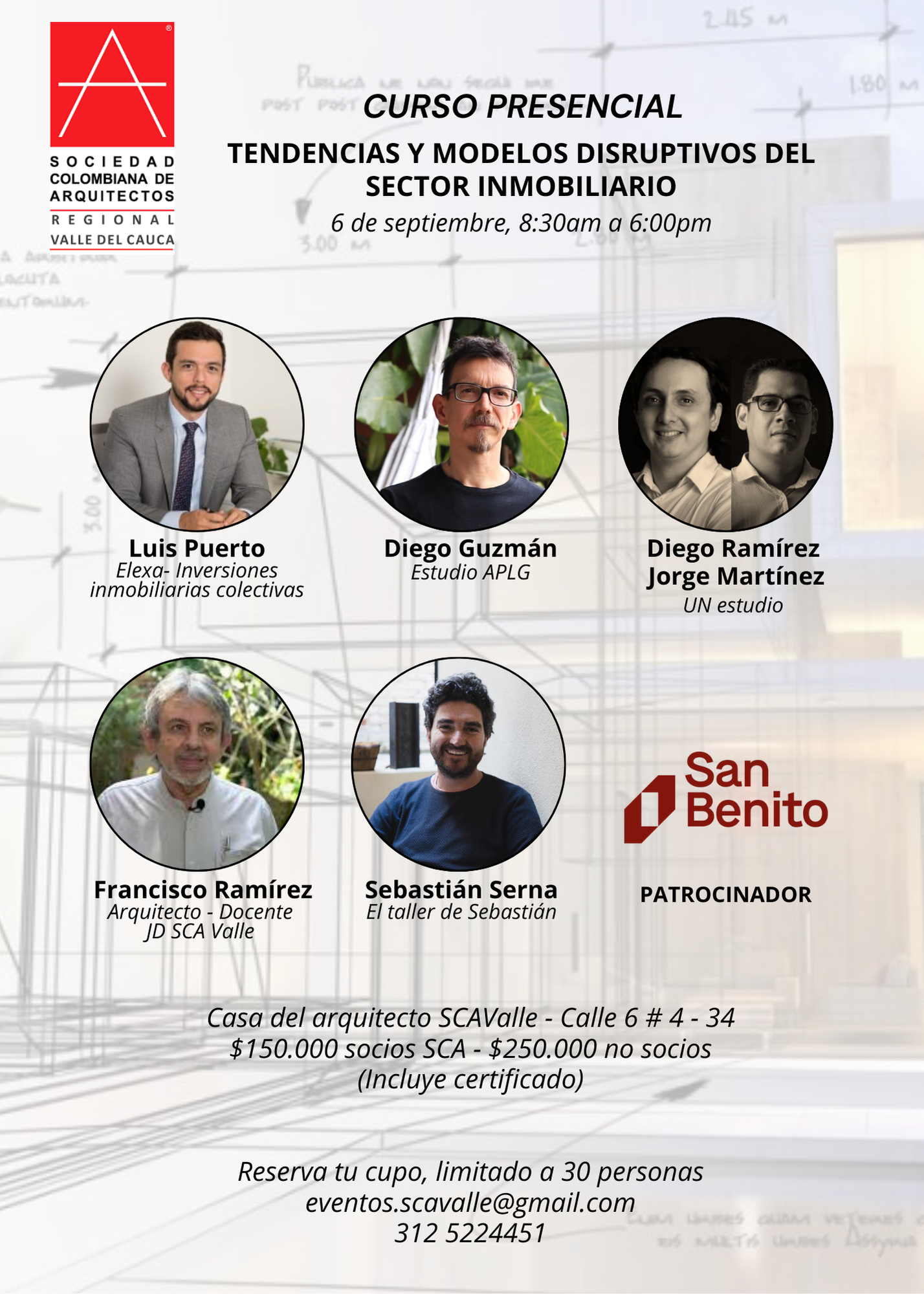 Inscripción NO Socio – CURSO TENDENCIAS Y MODELOS DISRUPTIVOS DEL SECTOR INMOBILIARIO